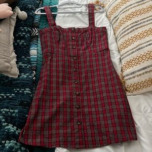 From hollister size small red and black.